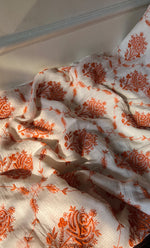 将图像加载到图库查看器中， Women&#39;s Lakhnavi Handcrafted Maheshwari Mul Chanderi UnStitched Kurta And Dupatta Set - HONC0288345
