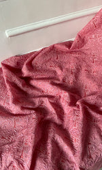 Load image into Gallery viewer, Women's Lakhnavi Handcrafted Unstitched Mul Chanderi Kurta And Dupatta Set - HONC0312996