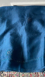 Load image into Gallery viewer, Sneha Women's Lakhnavi Handcrafted Pure Organza Chikankari Unstitched Kurta And Dupatta Set- HONC0351778