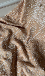 将图像加载到图库查看器中， Mehr Women&#39;s Lakhnavi Handcrafted Maheshwari Mul Chanderi Kurta And Dupatta Set - HONC0285403
