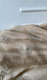 将图像加载到图库查看器中， Women's Lakhnavi Handcrafted Pure Organza Chikankari Unstitched Kurta And Dupatta Set- HONC0341960