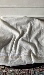 Load image into Gallery viewer, Madiha Women's Lakhnavi Handcrafted Mul Chanderi Unstitched Kurta And Dupatta Set - HONC0364264
