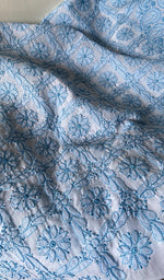 Load image into Gallery viewer, Women&#39;s Lakhnavi Handcrafted Cotton Chikankari Suit Material - HONC0289740
