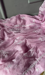 将图像加载到图库查看器中， Sehmat Women&#39;s Lakhnavi Handcrafted Kota Cotton  Semi -Stitched Angrakha And Dupatta Set- HONC0301719
