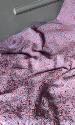 将图像加载到图库查看器中， Women's Lakhnavi Handcrafted Mul Chanderi Unstitched Kurta And Dupatta Set- HONC0280892