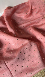 Load image into Gallery viewer, Women&#39;s Lakhnavi Handcrafted Mul Chanderi Unstitched Kurta And Dupatta Set - HONC0242006
