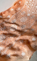 Load image into Gallery viewer, Women's Lakhnavi Handcrafted Unstitched Mul Chanderi Kurta And Dupatta Set - HONC0321794