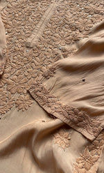 Load image into Gallery viewer, Women&#39;s Lakhnavi Handcrafted Muslin Chikankari Kurti- HONC0175642
