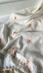 Load image into Gallery viewer, Women's Lakhnavi Handcrafted Mul Chanderi Unstitched Kurta And Dupatta Set- HONC0323582