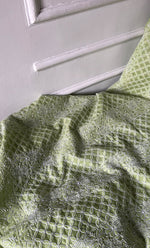 Load image into Gallery viewer, Women's Lakhnavi Handcrafted Cotton Chikankari Unstitched Kurti Fabric - HONC0298530