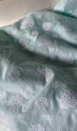 Load image into Gallery viewer, Women&#39;s Lakhnavi Handcrafted Cotton Chikankari Suit Material - HONC0291822
