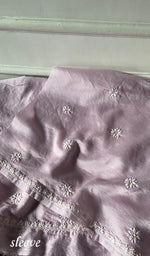 Load image into Gallery viewer, Women's Lakhnavi Handcrafted Chanderi Silk Unstitched Chikankari Full Suit - HONC0340146