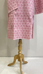Load image into Gallery viewer, Men&#39;s Lucknowi Handcrafted Cotton Chikankari Kurta - HONC0200998
