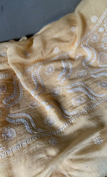 Load image into Gallery viewer, Women&#39;s Lakhnavi Handcrafted Mul Chanderi Unstitched Kurta And Dupatta Set- HONC0289004
