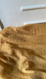 Load image into Gallery viewer, Women's Lakhnavi Handcrafted Mul Chanderi Unstitched Chikankari Full Suit Material - HONC0328107