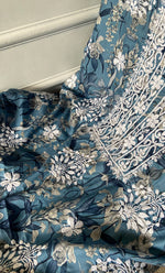 Load image into Gallery viewer, Women&#39;s Lakhnavi Handcrafted Cotton Chikankari Unstitched Kurti Fabric - HONC0315329
