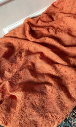 将图像加载到图库查看器中， Women&#39;s Lakhnavi Handcrafted Viscose Georgette Chikankari Full Suit Material - HONC0299907
