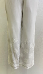 Load image into Gallery viewer, Women's Lucknowi Handcrafted Viscose Georgette Chikankari Palazzo - HONC092040