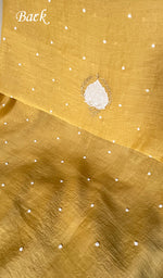 Load image into Gallery viewer, Chidiya Women&#39;s Lakhnavi Handcrafted Mul Chanderi Unstitched Chikankari Full Suit Material - HONC0320726
