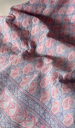 Load image into Gallery viewer, Women&#39;s Lakhnavi Handcrafted Cotton Chikankari Suit Material - HONC0291804
