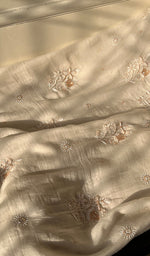 Load image into Gallery viewer, Women&#39;s Lakhnavi Handcrafted Mul Chanderi Unstitched  Kurta And Dupatta Set- HONC0297200
