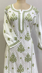 Load image into Gallery viewer, Gulshan Women&#39;s Lucknowi Handcrafted Cotton Chikankari Kurti - HONC0159618
