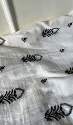 Load image into Gallery viewer, Women&#39;s Lakhnavi Handcrafted Mul Chanderi Unstitched Kurta And Dupatta Set - HONC0273056

