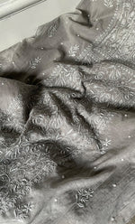 Load image into Gallery viewer, Women&#39;s Lakhnavi Handcrafted Mul Chanderi Semi - Stitched Kurta And Dupatta Set - HONC0296168
