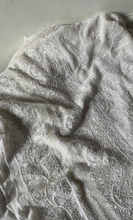 将图像加载到图库查看器中， Women's Lakhnavi Handcrafted Pure Silk Georgette Chikankari  Unstitched Anarkali And Dupatta Set- HONC0321064