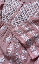 Load image into Gallery viewer, Women's Lakhnavi Handcrafted Cotton Chikankari Top -  HONC0282135