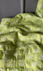 Load image into Gallery viewer, Women&#39;s Lakhnavi Handcrafted Unstitched Cotton Chikankari Suit Material - HONC0264507
