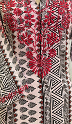 Load image into Gallery viewer, Women&#39;s Lakhnavi Handcrafted Crepe Chikankari Top - HONC067300
