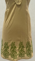 将图像加载到图库查看器中， Lucknowi 手工制作的棉质 Chikankari 上衣 - HONC099154