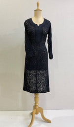 Women's Lakhnavi Handcrafted Viscose Georgette Chikankari Kurti -  HONC0139829