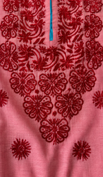 Cotton Chikankari Stitched Kurti HONC0339529