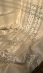 Load image into Gallery viewer, Women&#39;s Lakhnavi Handcrafted Mul Chanderi Unstitched Kurta And Dupatta Set - HONC0297203
