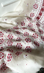 将图像加载到图库查看器中， Women&#39;s Lakhnavi Handcrafted Pure Organza Chikankari Unstitched Kurta And Dupatta Set- HONC0328890
