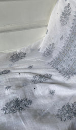 Load image into Gallery viewer, Women's Lakhnavi Handcrafted Mul Chanderi Unstitched Kurta And Dupatta Set - HONC0267142