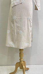 将图像加载到图库查看器中， Women&#39;s Lucknowi Handcrafted Cotton Chikankari Kurti -  HONC0213269
