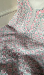Load image into Gallery viewer, Women&#39;s Lakhnavi Handcrafted Cotton Chikankari Suit Material - HONC0291815
