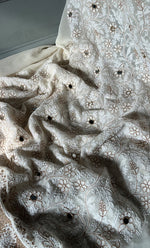 Load image into Gallery viewer, Women&#39;s Lakhnavi Handcrafted Pure Silk Georgette Chikankari Kurta and Dupatta set - HONC0833332
