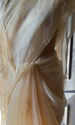Load image into Gallery viewer, Amna Women&#39;s Lucknowi Handcrafted Pure Organza Silk Chikankari Saree - HONC0297165
