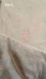 Load image into Gallery viewer, Women's Lakhnavi Handcrafted Mul Chanderi Unstitched Kurta And Dupatta Set - HONC0357173