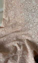 将图像加载到图库查看器中， Women&#39;s Lakhnavi Handcrafted  Maheshwari  Mul Chanderi Unstitched Kurta And Dupatta Set - HONC0275131
