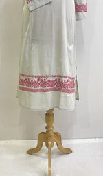 Load image into Gallery viewer, Shabina Women&#39;s Lucknowi Handcrafted Cotton Chikankari Kurti - HONC0193811
