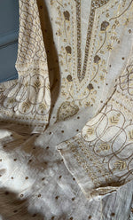 Load image into Gallery viewer, Women&#39;s Lakhnavi Handcrafted Tissue Chanderi Unstitched Anarkali And Dupatta Set - HONC0285738
