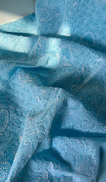 Load image into Gallery viewer, Alayna Women&#39;s Lakhnavi Handcrafted Unstitched Cotton Chikankari Suit Material - HONC0294558
