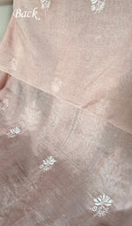 Load image into Gallery viewer, Women's Lakhnavi Handcrafted Mul Chanderi Chikankari Full Suit Material - HONC0334948