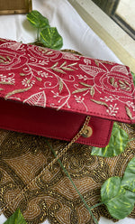 Load image into Gallery viewer, Chikankari Clutch Bag - HONC0308895
