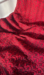 Load image into Gallery viewer, Yumna Women&#39;s Lucknowi Handcrafted Faux-Georgette Chikankari Suit Material - HONC0277970

